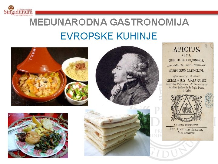 MEĐUNARODNA GASTRONOMIJA EVROPSKE KUHINJE 