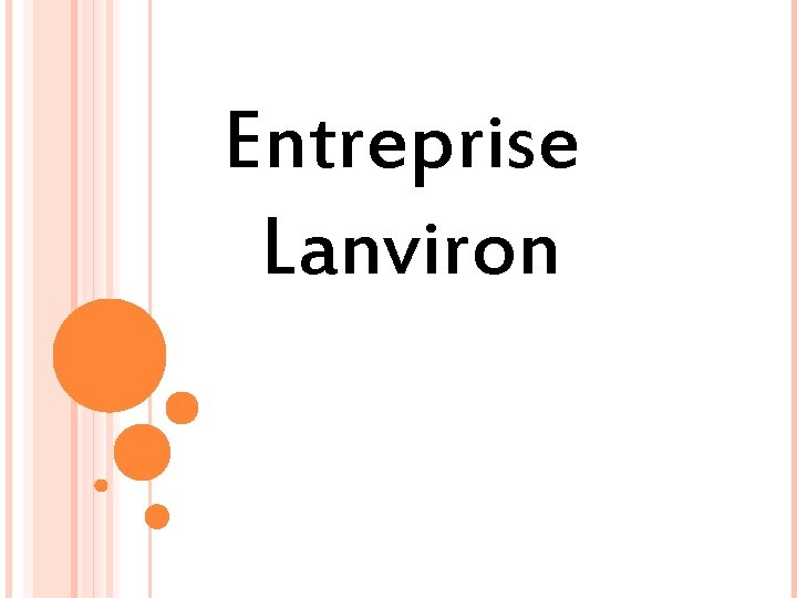 Entreprise Lanviron 