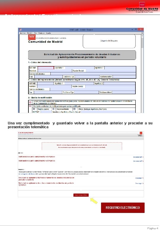 CONSEJERÍA DE ECONOMÍA, EMPLEO Y HACIENDA Dirección General de Tributos Aplazamiento/ Fraccionamiento Una vez