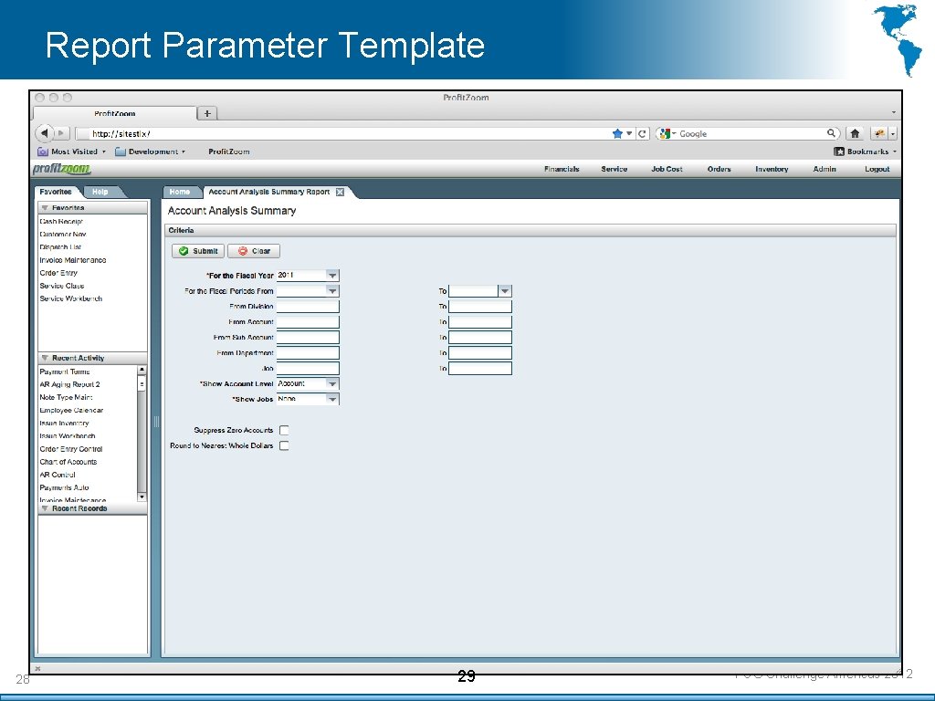 Report Parameter Template 28 29 PUG Challenge Americas 2012 