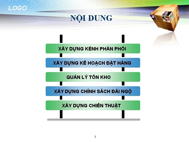 LOGO NỘI DUNG X Y DỰNG KÊNH PH N PHỐI X Y DỰNG KẾ