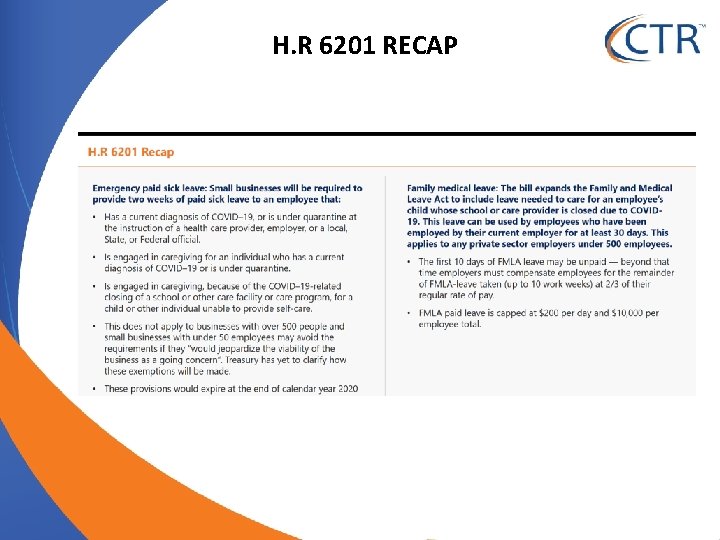 H. R 6201 RECAP 