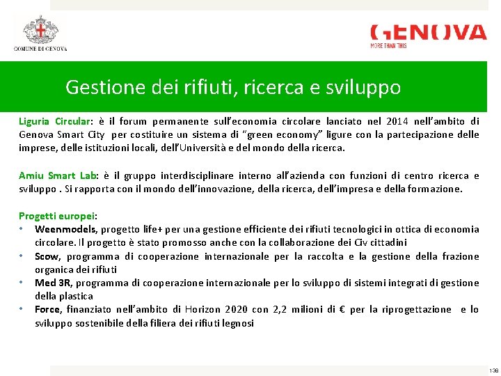 Gestione dei rifiuti, ricerca e sviluppo Liguria Circular: è il forum permanente sull’economia circolare