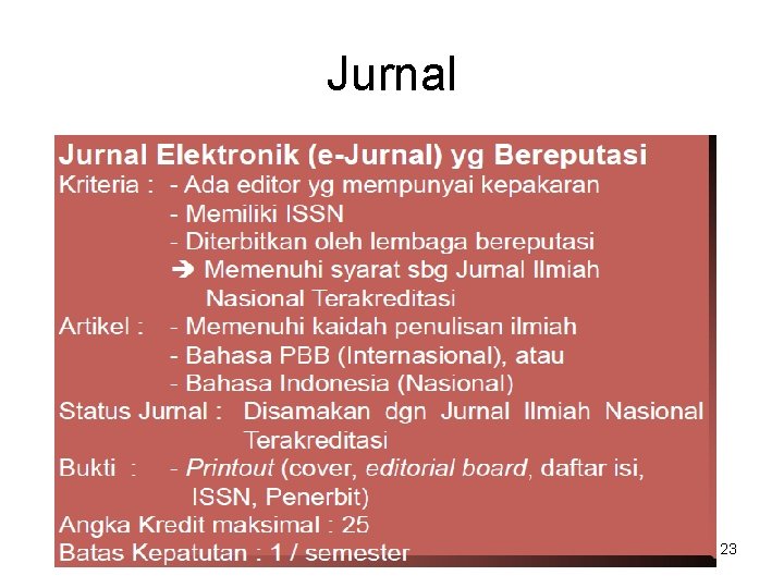 Jurnal 23 