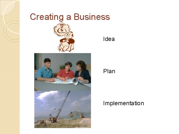 Creating a Business Idea Plan Implementation 
