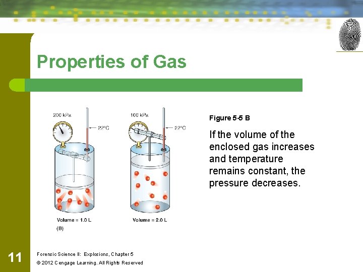 Properties of Gas Figure 5 -5 B If the volume of the enclosed gas Properties of Gas Figure 5 -5 B If the volume of the enclosed gas