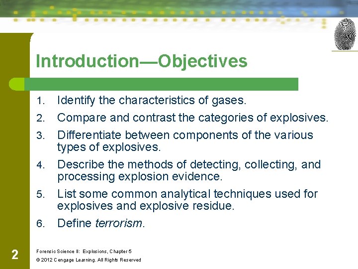 Introduction—Objectives 1. 2. 3. 4. 5. 6. 2 Identify the characteristics of gases. Compare Introduction—Objectives 1. 2. 3. 4. 5. 6. 2 Identify the characteristics of gases. Compare