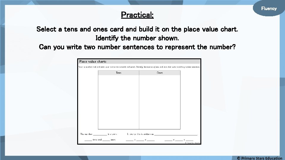 YEAR 2 Place Value Tens and ones 2