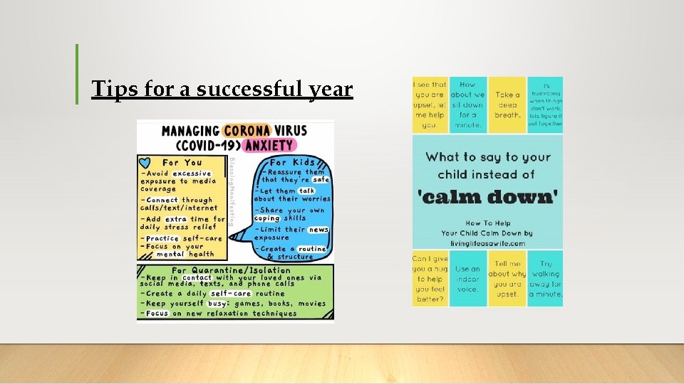 Tips for a successful year 