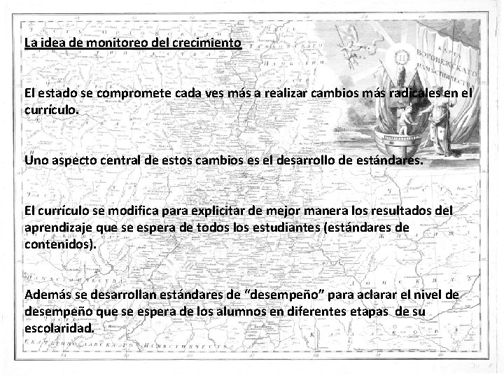 La idea de monitoreo del crecimiento El estado se compromete cada ves más a