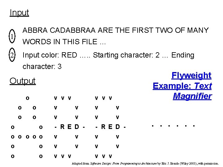 Input ABBRA CADABBRAA ARE THE FIRST TWO OF MANY 1 WORDS IN THIS FILE