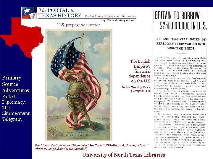 U. S. propaganda poster Primary Source Adventures: The British Empire’s financial dependence on the U. S. propaganda poster Primary Source Adventures: The British Empire’s financial dependence on the
