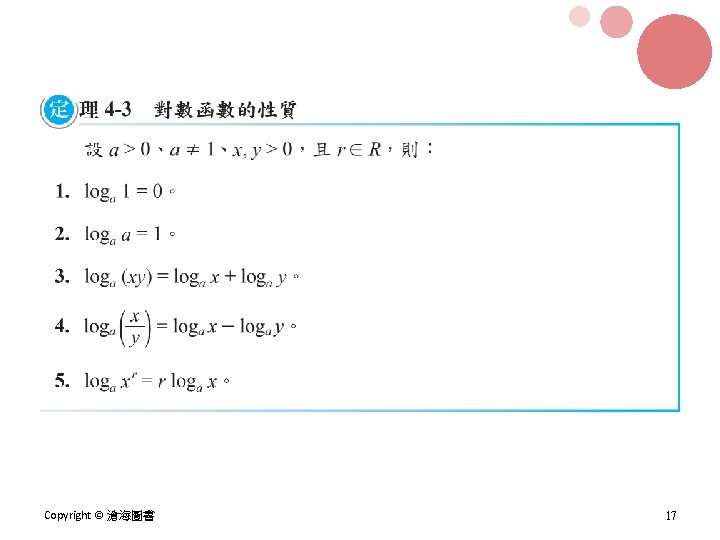 Copyright © 滄海圖書 17 