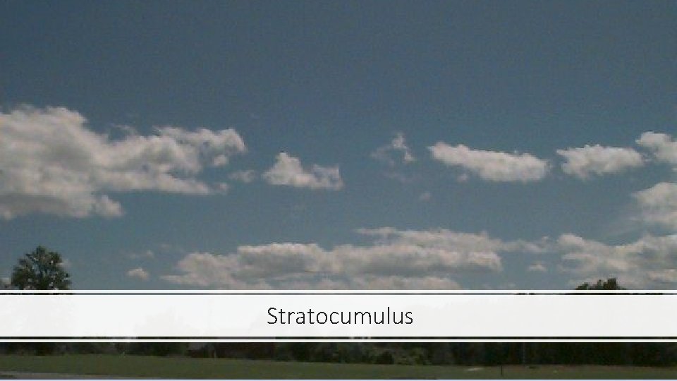 Stratocumulus 