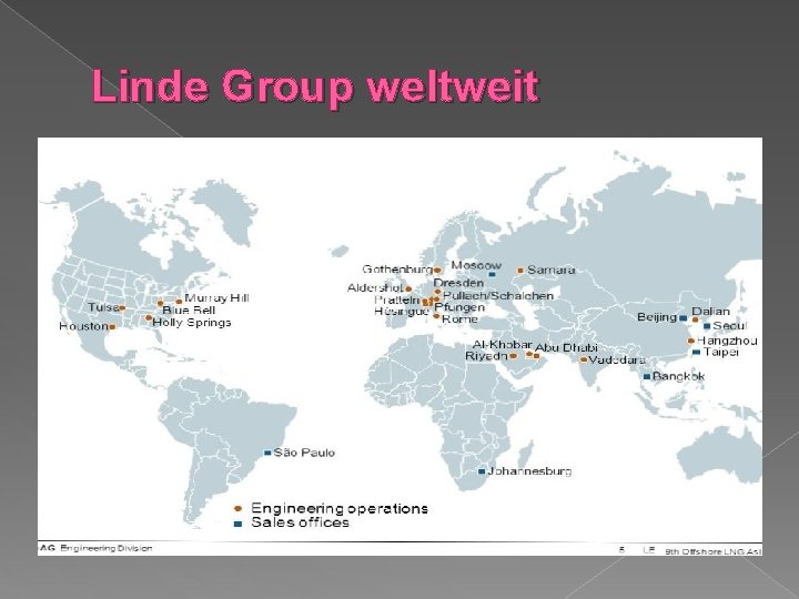 Linde Group weltweit 