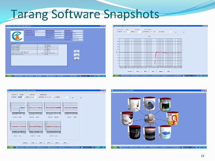 Tarang Software Snapshots 18 