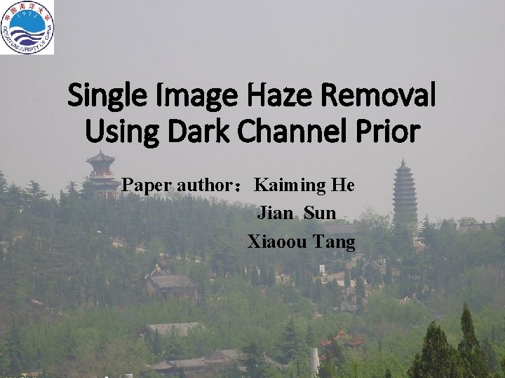Single Image Haze Removal Using Dark Channel Prior