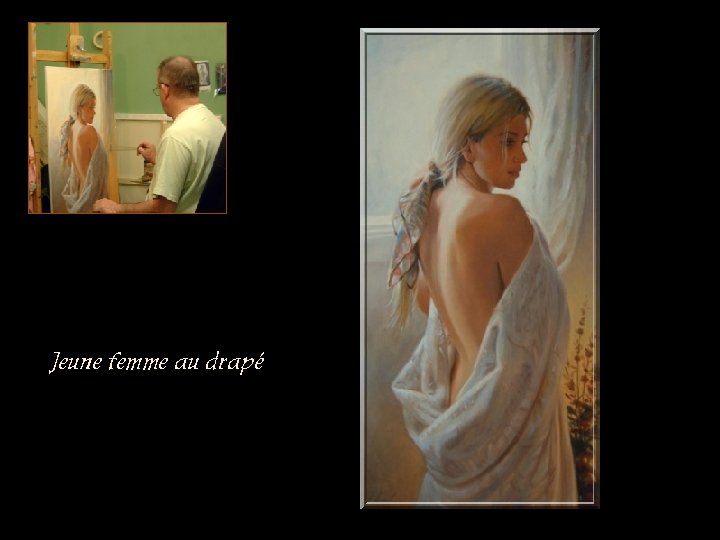 Jeune femme au drapé 