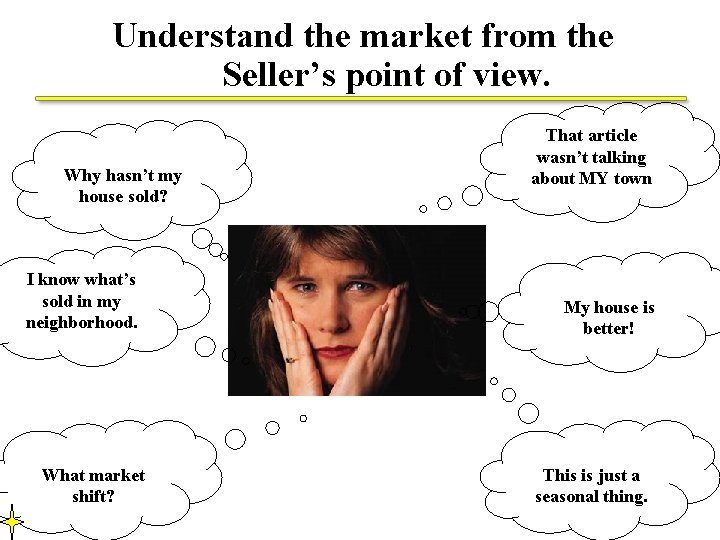 Understand the market from the Seller’s point of view. Why hasn’t my house sold?