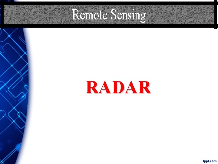 RADAR 