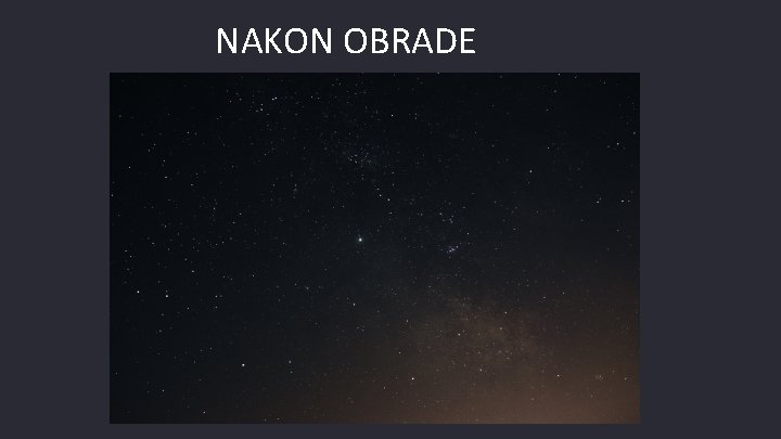 NAKON OBRADE 