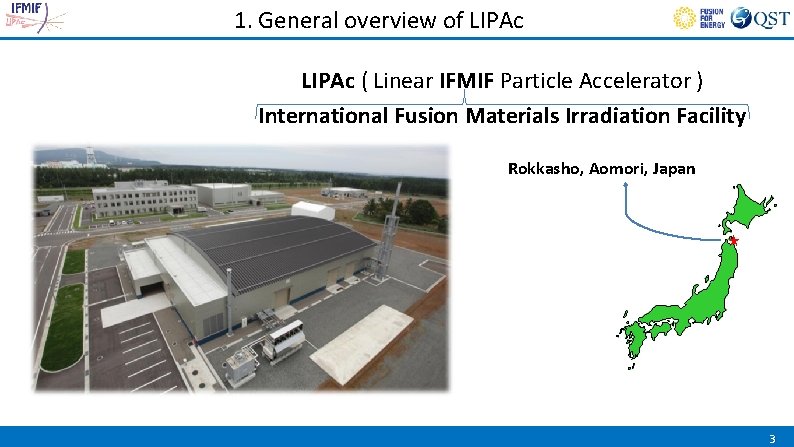 1. General overview of LIPAc ( Linear IFMIF Particle Accelerator ) International Fusion Materials