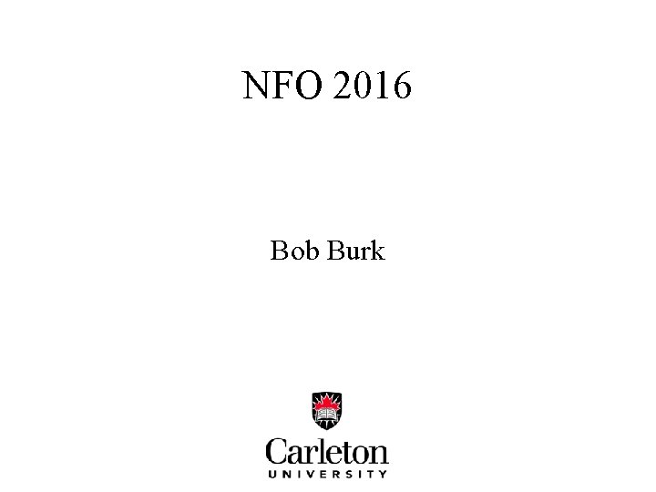NFO 2016 Bob Burk 