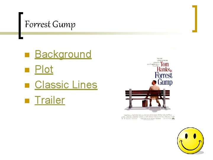 Forrest Gump n n Background Plot Classic Lines Trailer 