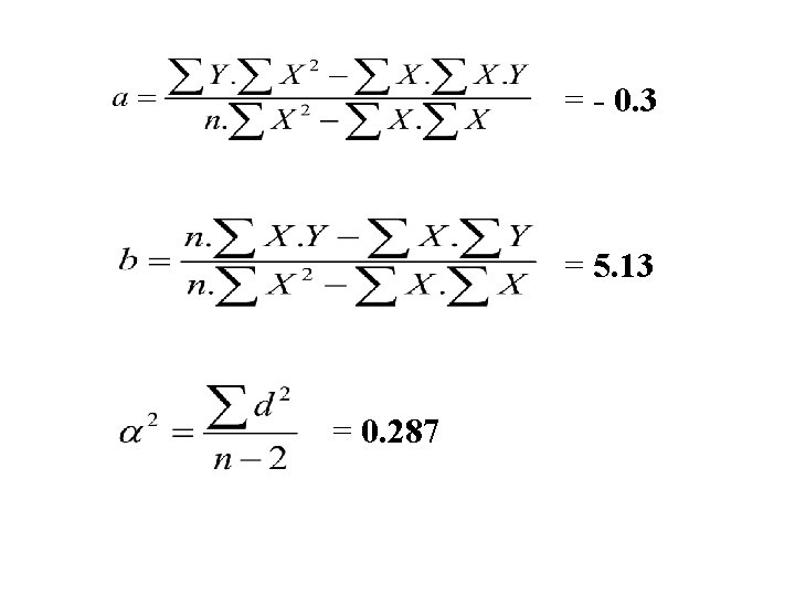 = - 0. 3 = 5. 13 = 0. 287 