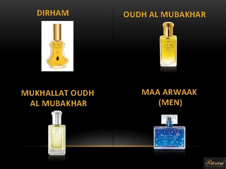 DIRHAM MUKHALLAT OUDH AL MUBAKHAR MAA ARWAAK (MEN) 