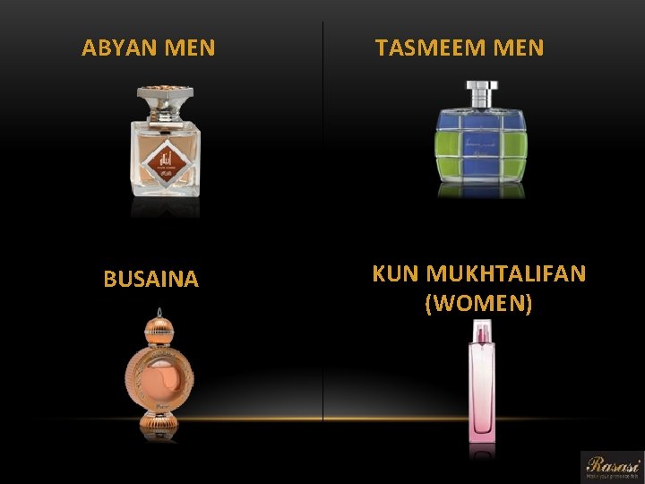 ABYAN MEN BUSAINA TASMEEM MEN KUN MUKHTALIFAN (WOMEN) 