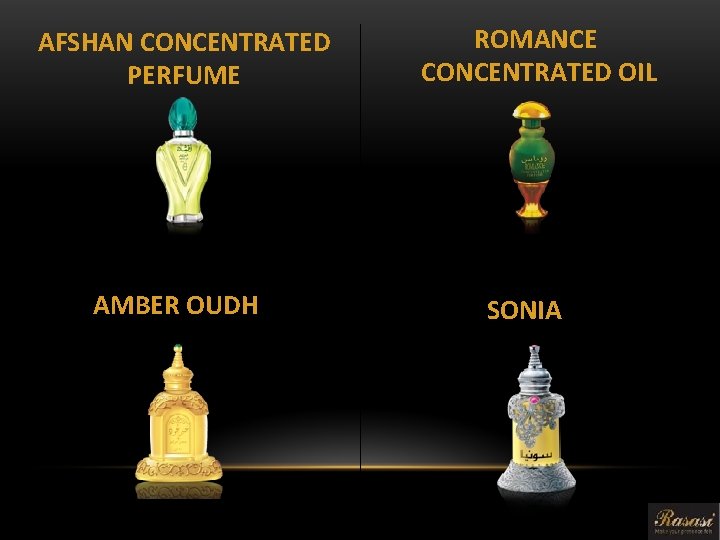 AFSHAN CONCENTRATED PERFUME AMBER OUDH ROMANCE CONCENTRATED OIL SONIA 