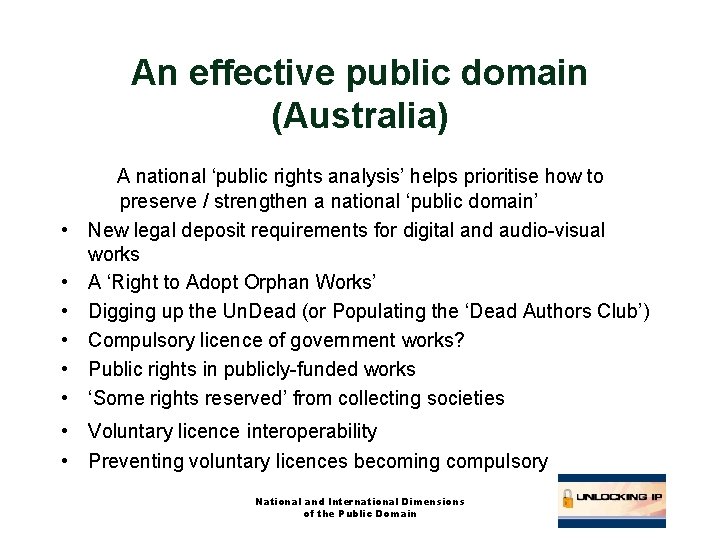Commonsism in One Country National and International Dimensions