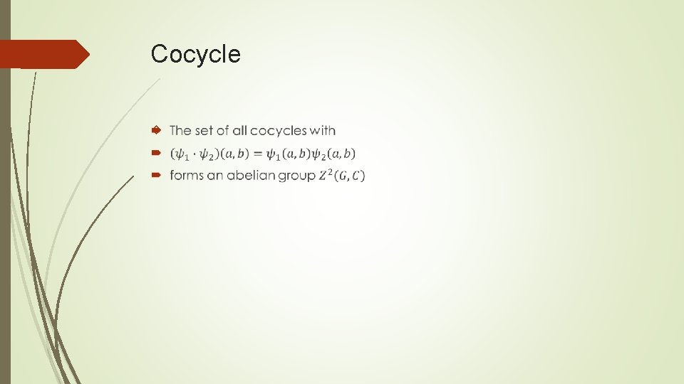 Cocycle 