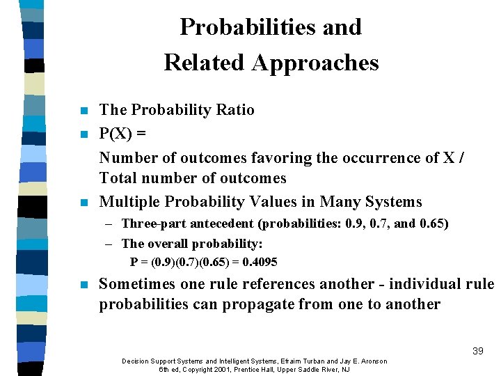 Probabilities and Related Approaches n n n The Probability Ratio P(X) = Number of Probabilities and Related Approaches n n n The Probability Ratio P(X) = Number of