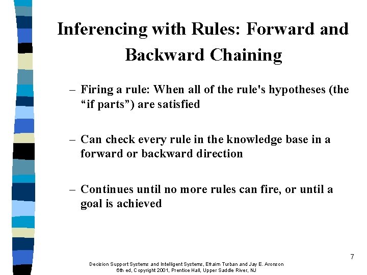 Inferencing with Rules: Forward and Backward Chaining – Firing a rule: When all of Inferencing with Rules: Forward and Backward Chaining – Firing a rule: When all of