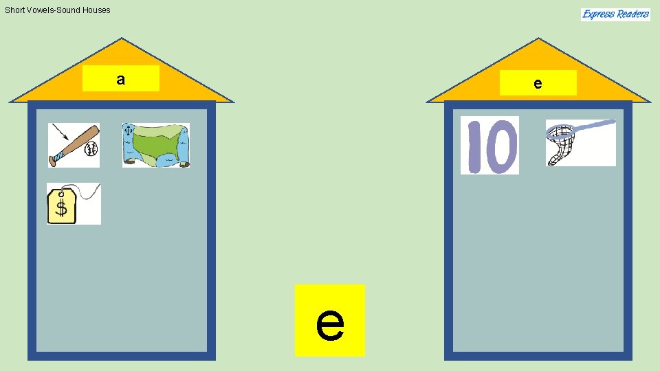 Short Vowels-Sound Houses a e e 