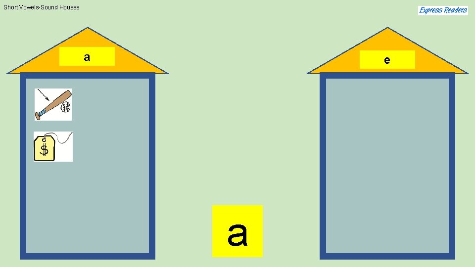 Short Vowels-Sound Houses a e a 