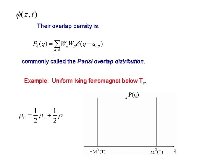 Spin Glasses and Complexity Lecture 3 Parisi solution