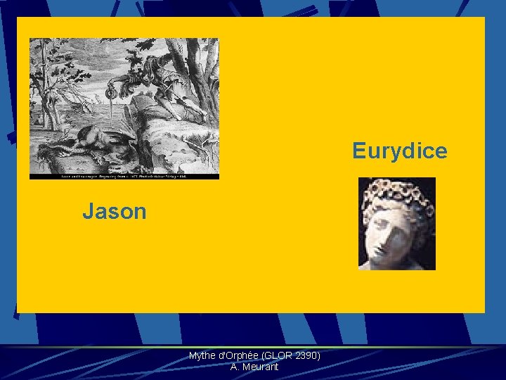 Eurydice Jason Mythe d'Orphée (GLOR 2390) A. Meurant 