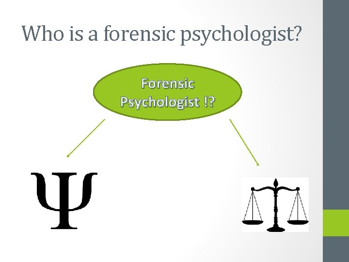 Who is a forensic psychologist? Forensic Psychologist !? 