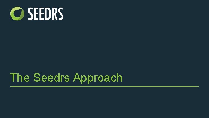 The Seedrs Approach 