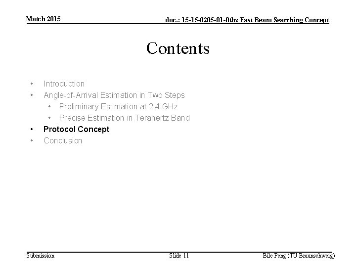 Match 2015 doc. : 15 -15 -0205 -01 -0 thz Fast Beam Searching Concept