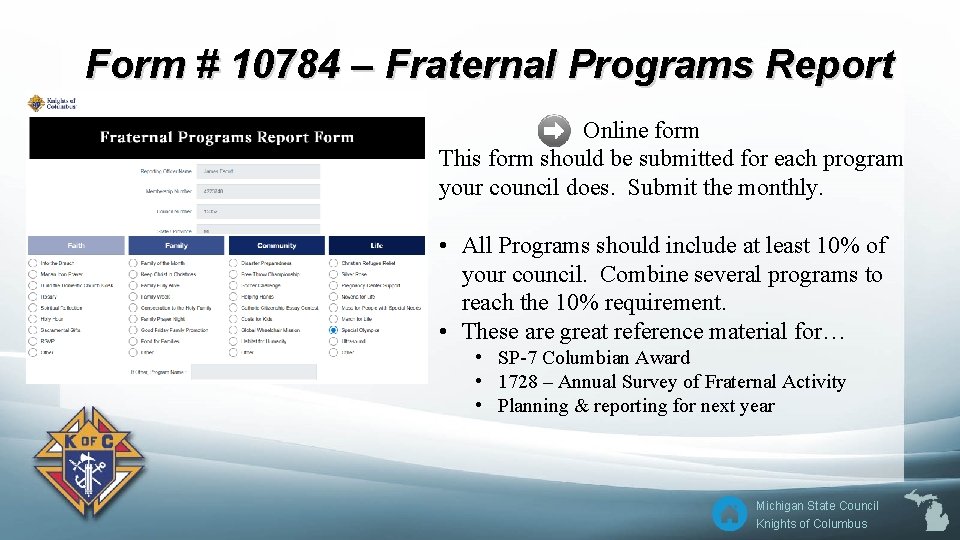 10784 Form.pdf District Deputy District Forms Watch Forms overview for