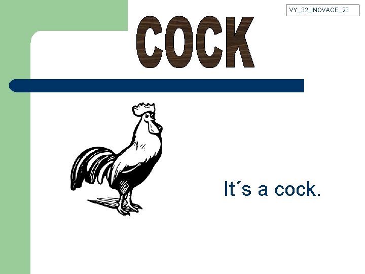 VY_32_INOVACE_23 It´s a cock. 