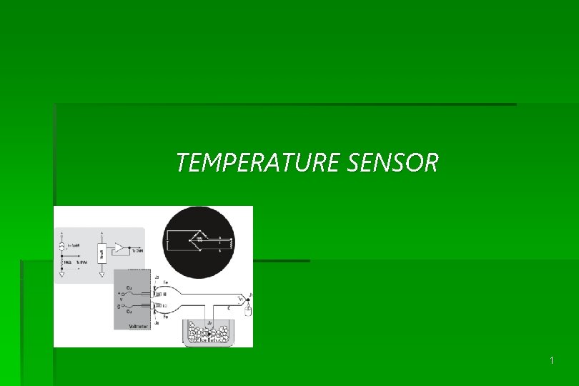 TEMPERATURE SENSOR 1 