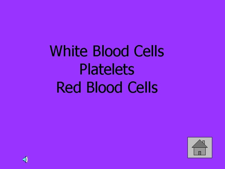 White Blood Cells Platelets Red Blood Cells 