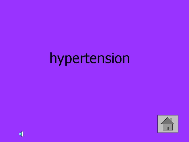 hypertension 