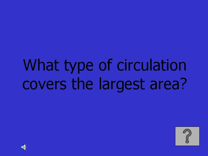 What type of circulation covers the largest area? 