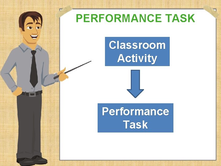 PERFORMANCE TASK Classroom Activity Performance Task 